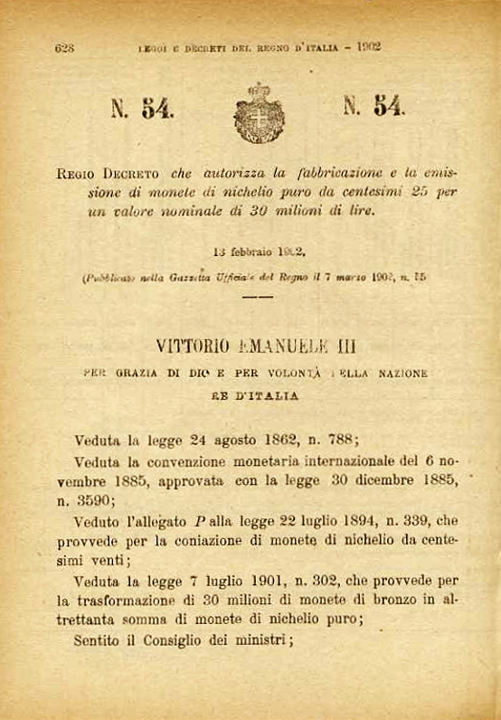 R. Decreto n°54 del 13 Febbraio 1902 - pag1