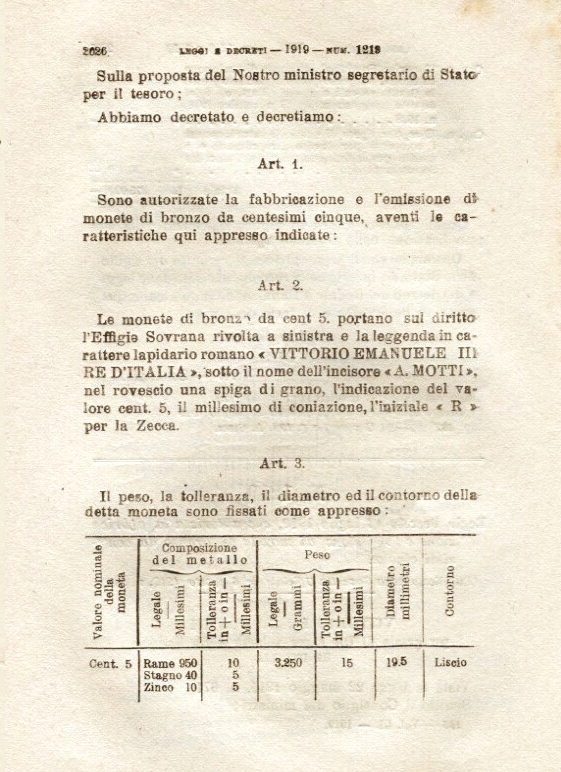 R. Decreto n°1219 del 13 luglio 1919 - pag2