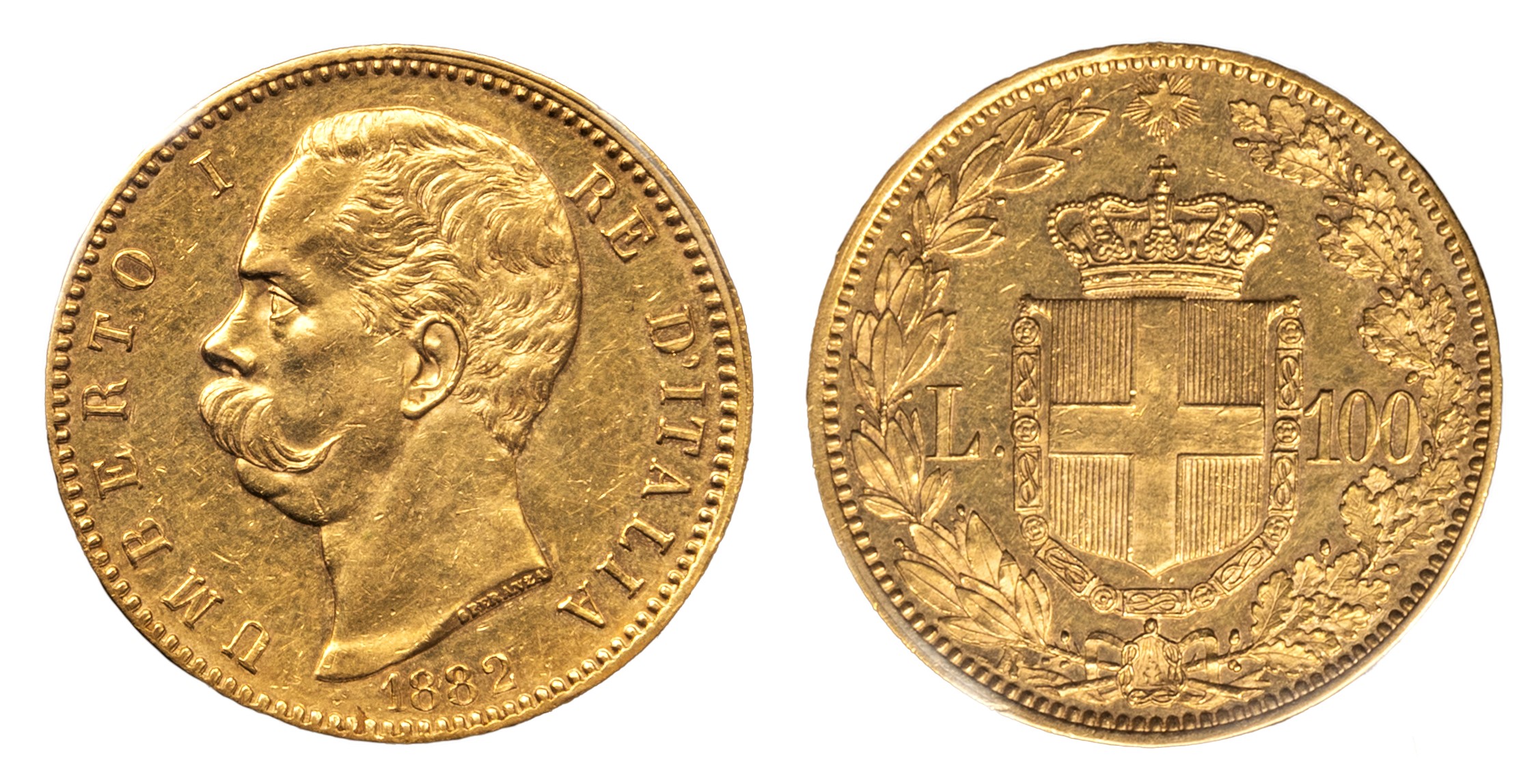Umberto I, 100 lire 1882, stima 3.500-4.500