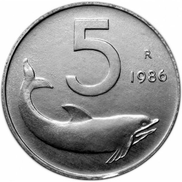 italy 5 lire 1986 1